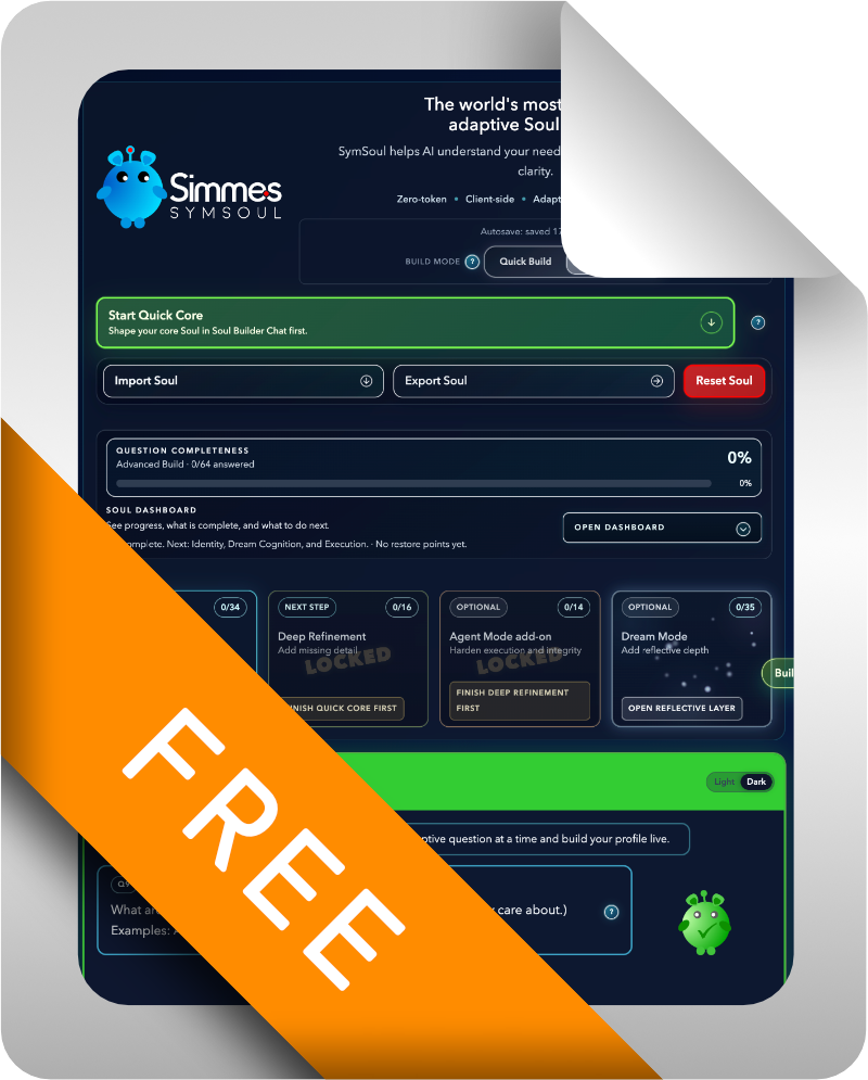 SymSoul Free product document asset